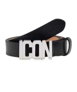 DSQUARED2 BE ICON PLAQUE BELT