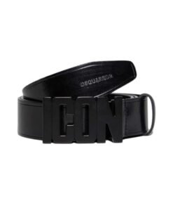 DSQUARED2 BE ICON PLAQUE BELT