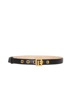 BALMAIN LEATHER P-BELT