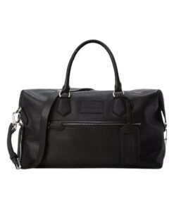 RALPH LAUREN PEBBLED LEATHER DUFFEL