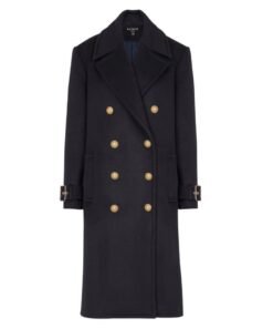 BALMAIN OVERSIZED DOUBLE BREASTED COAT