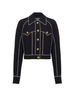 BALMAIN WESTEM CREPE JACKET